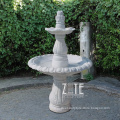 Hand Carved White Two Tier Garden Stone Fountains